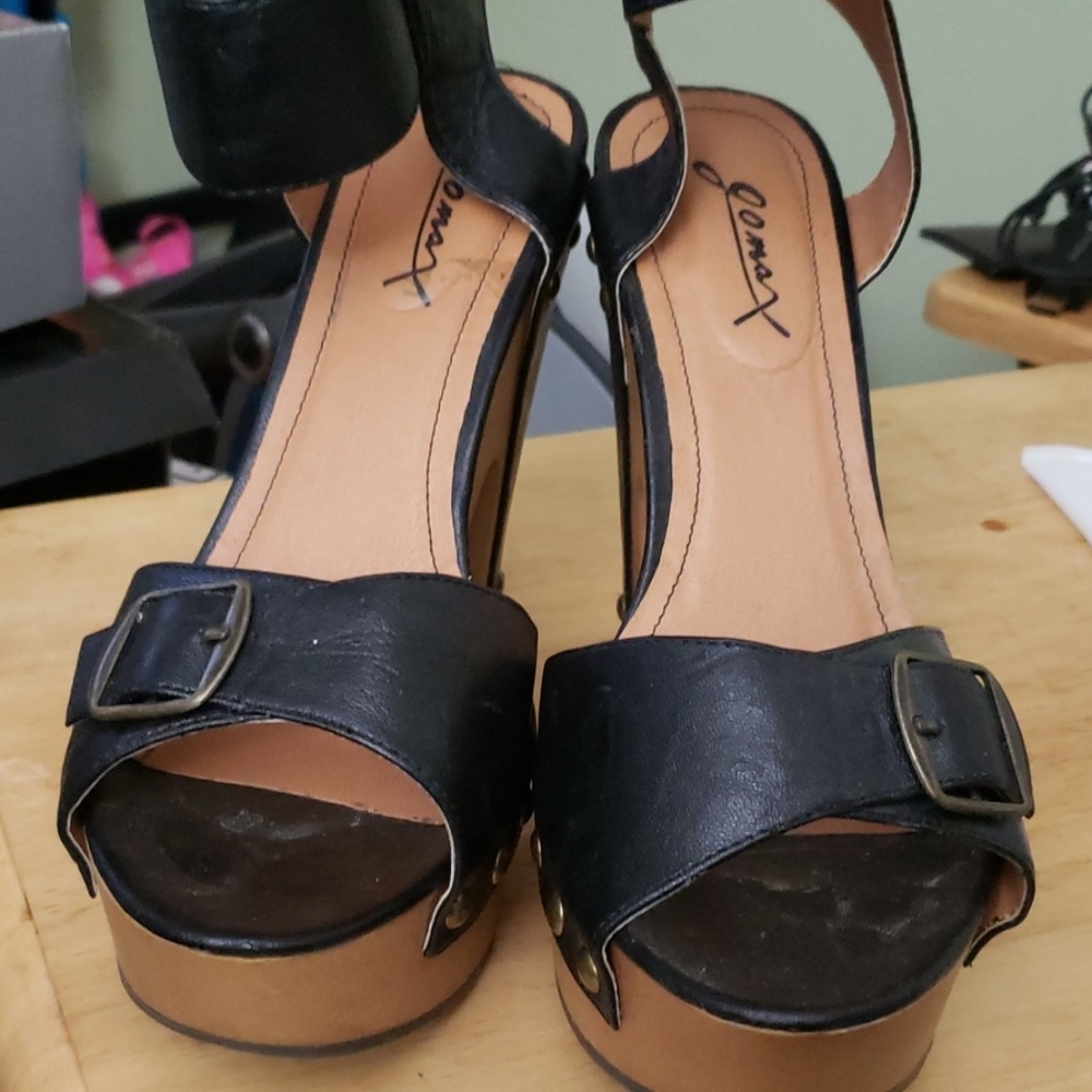 4 inch studded strappy sandals